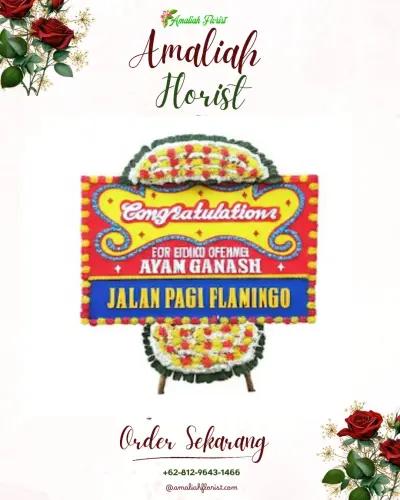 Bunga Papan Congratulation di Jampang